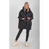 Černá oversize bunda ES5748