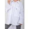 Bílá atypická košile ES5751