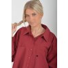 Bordó atypická košile ES5752