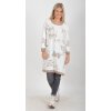 Mikinová bílá tunika ES5759