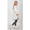 Mikinová bílá tunika ES5759