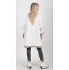 Mikinová bílá tunika ES5759