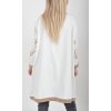 Mikinová bílá tunika ES5759