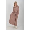 Tmavě béžové šaty ES5781