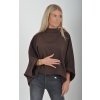 Tmavě hnědá halenka ES5816