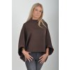 Tmavě hnědá halenka ES5816