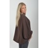 Tmavě hnědá halenka ES5816