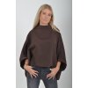 Tmavě hnědá halenka ES5816
