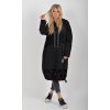 Černé mikinové šaty ES5904