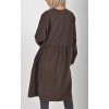 Čokoládové manšestrové šaty ES5977