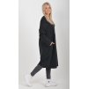 Černé manšestrové šaty ES5978