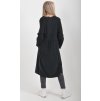 Černé manšestrové šaty ES5978