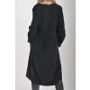 Černé manšestrové šaty ES5978