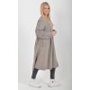 Světle šedé manšestrové šaty ES5979