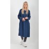 Tmavě modré manšestrové šaty ES5980