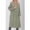 Khaki manšestrové šaty ES5981