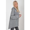 Šedá prodloužená mikina ES5985