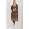Čokoládové mikinové šaty ES6007