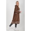 Čokoládové mikinové šaty ES6007
