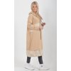 Béžové mikinové šaty ES6008