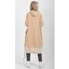 Béžové mikinové šaty ES6008