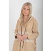 Béžové mikinové šaty ES6008