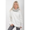 Bílá mikina ES6013