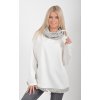 Bílá mikina ES6013