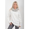 Bílá mikina ES6013