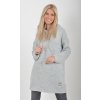 Prodloužený šedý svetr ES6018