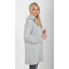 Prodloužený šedý svetr ES6018