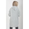 Prodloužený šedý svetr ES6018