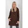 Prodloužený čokoládový svetr ES6019
