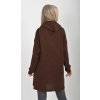 Prodloužený čokoládový svetr ES6019