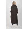 Čokoládové mikinové šaty ES6021