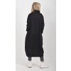 Černé mikinové šaty ES6022