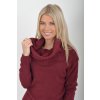 Vínový svetr ES6027