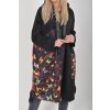 Černé šaty se vzorem ES6038