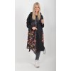 Černé šaty se vzorem ES6038