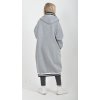 Šedá maxi mikina ES6042