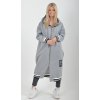 Šedá maxi mikina ES6042