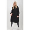 Černé pletené šaty ES6047