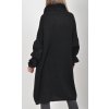 Černé pletené šaty ES6047