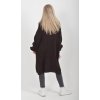 Čokoládové pletené šaty ES6049