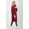 Bordó pletené šaty ES6051