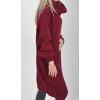 Bordó pletené šaty ES6051