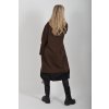 Čokoládové mikinové šaty ES6066