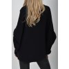 Černý oversize svetr ES6077