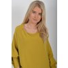 Hořčicový svetr ES6078