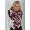 Bordó šál ES6085